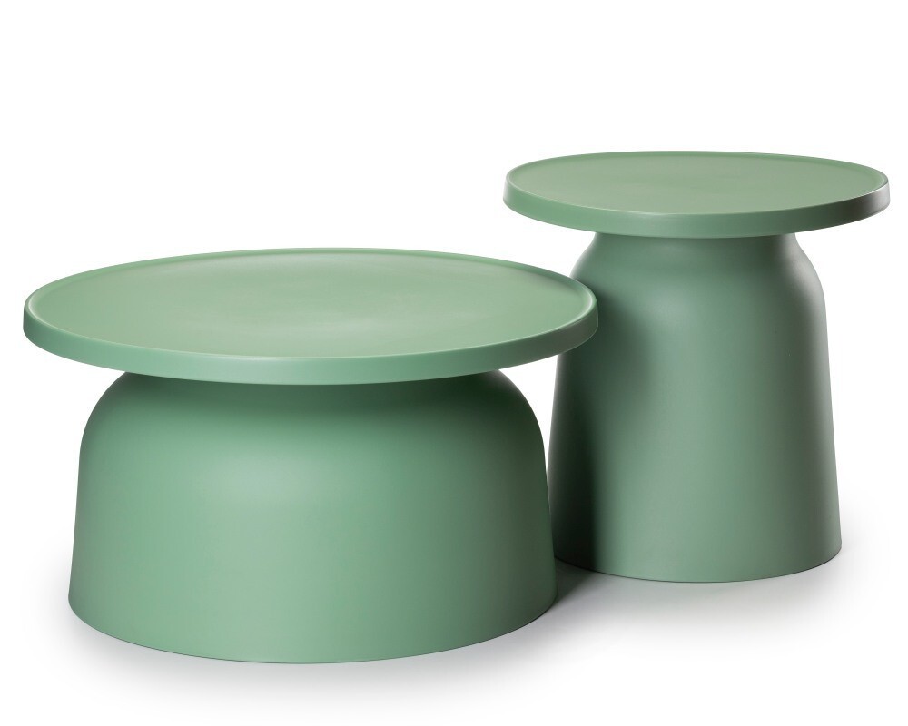 Sada 2 ks konferenčních stolků Otto zelená