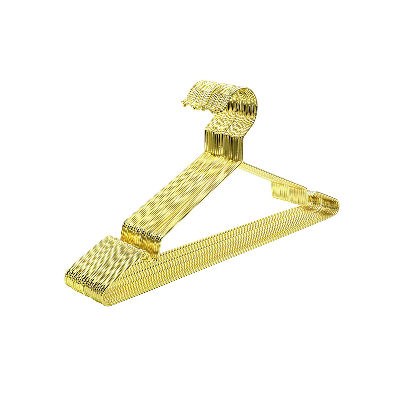 Sada 20 ks kovových ramínek Triol zlatá