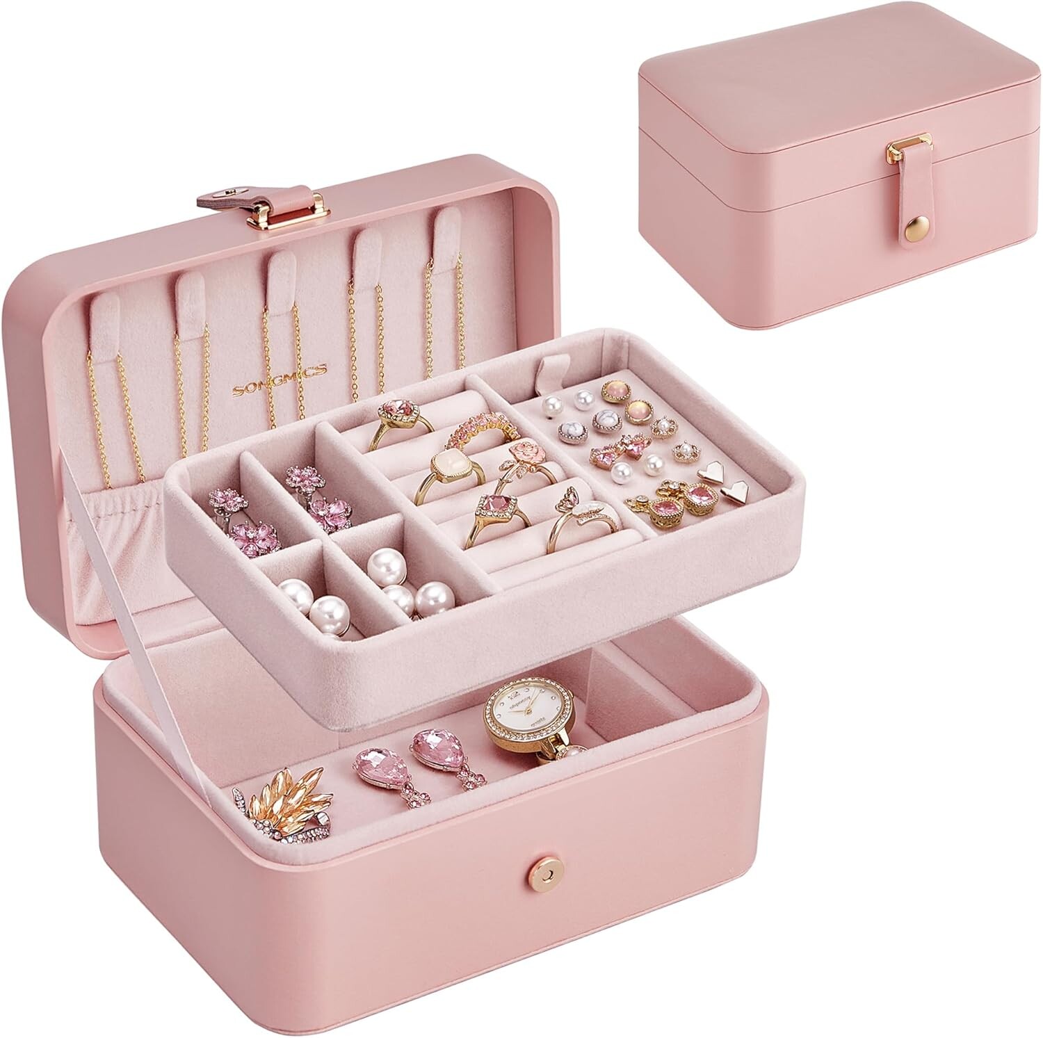 Šperkovnice Estera růžová