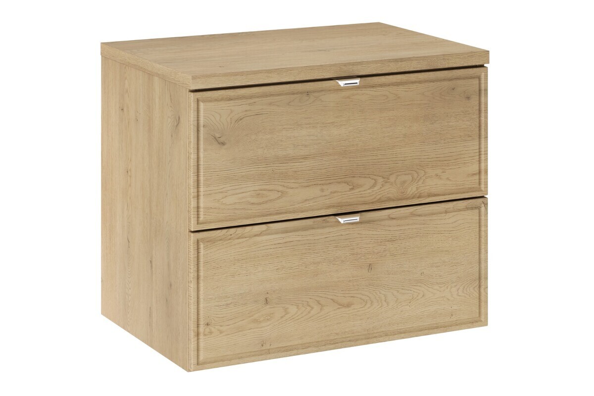 Závěsná skříňka pod umyvadlo Terra s deskou 60 cm dub cremona