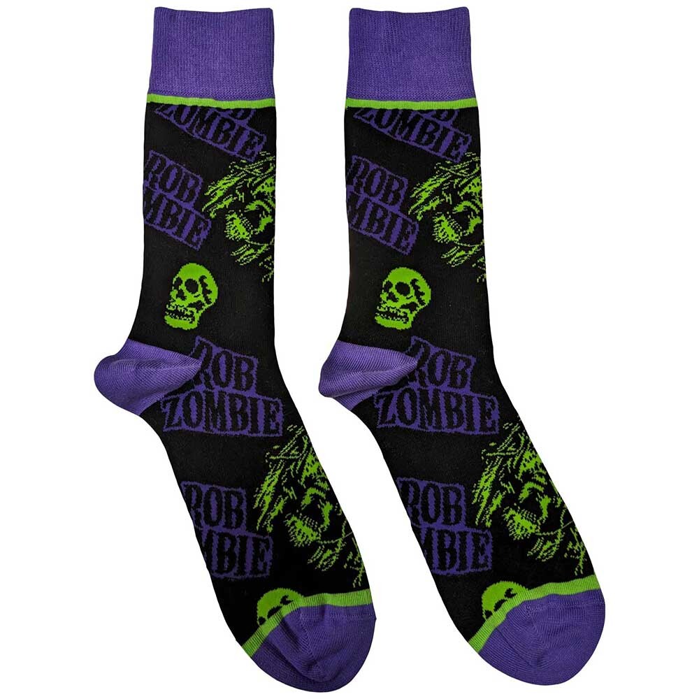 Skull Face Green/Purple