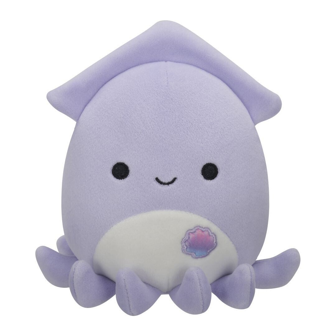SQUISHMALLOWS Fialový kalmár - Stacy, 13 cm