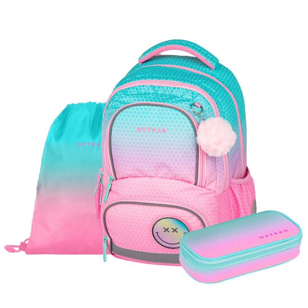 Oxybag Školský set 3ks OXY NEXT Ombre Pink