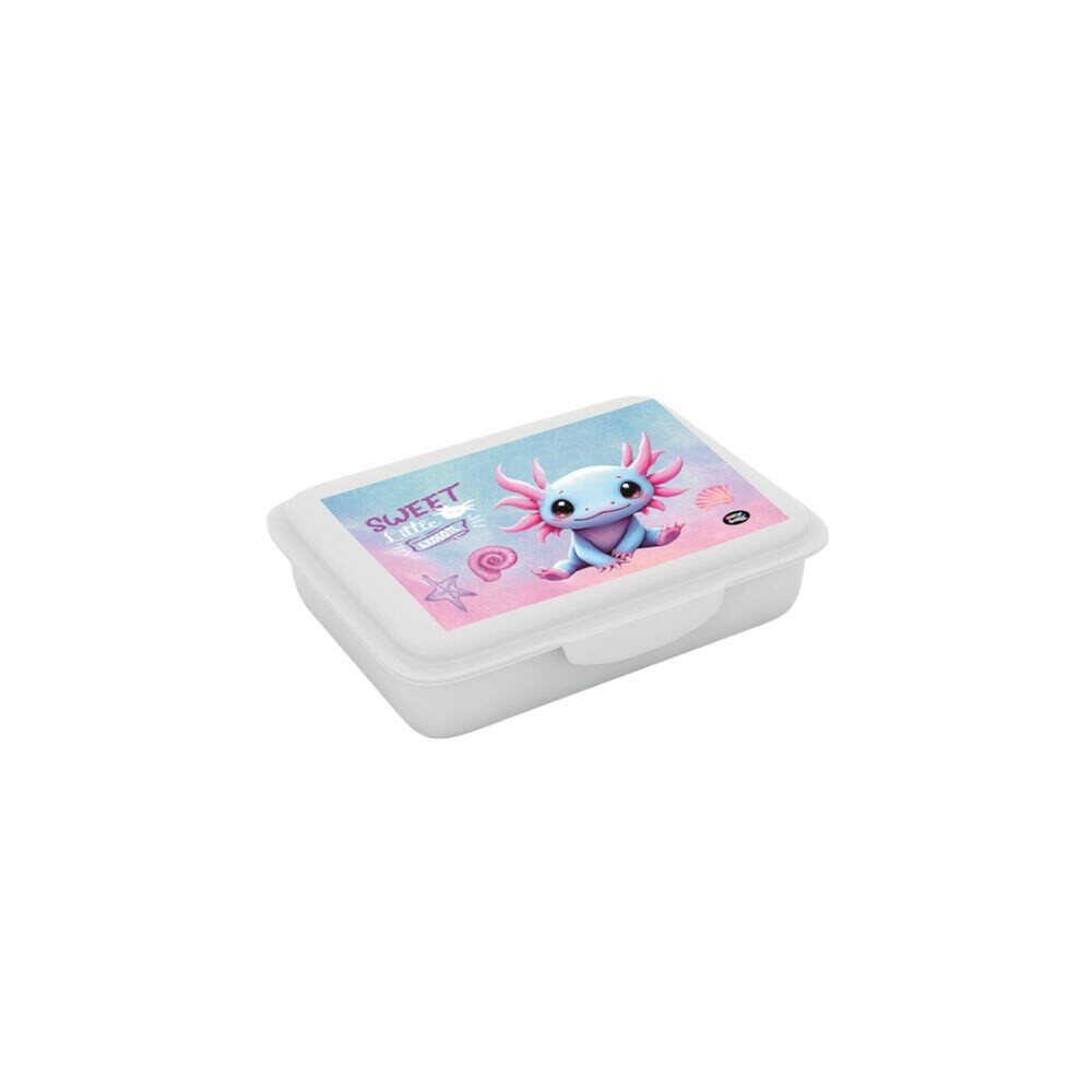 Oxybag Box na desiatu s priehradkou Axolotl