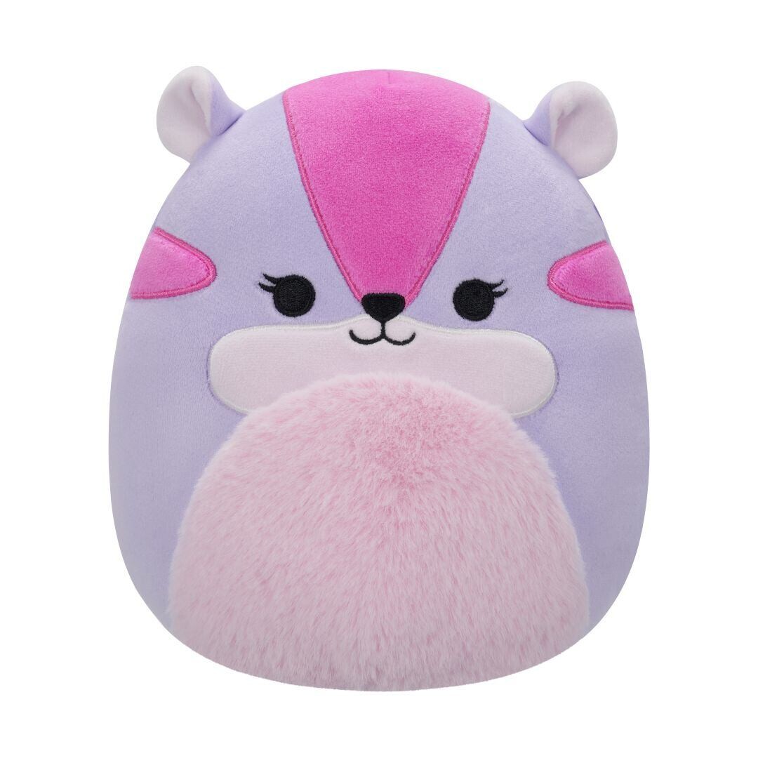 SQUISHMALLOWS Fialovo-ružový chipmunk - Tamara