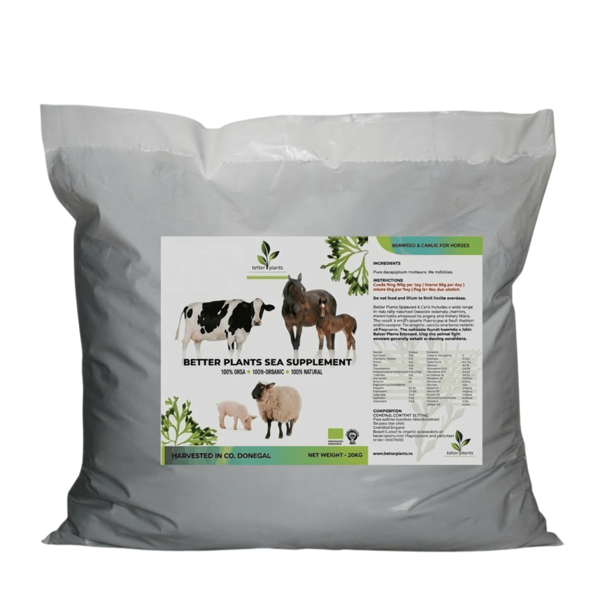 Ibero Natural Kelp / Seaweed - 20kg