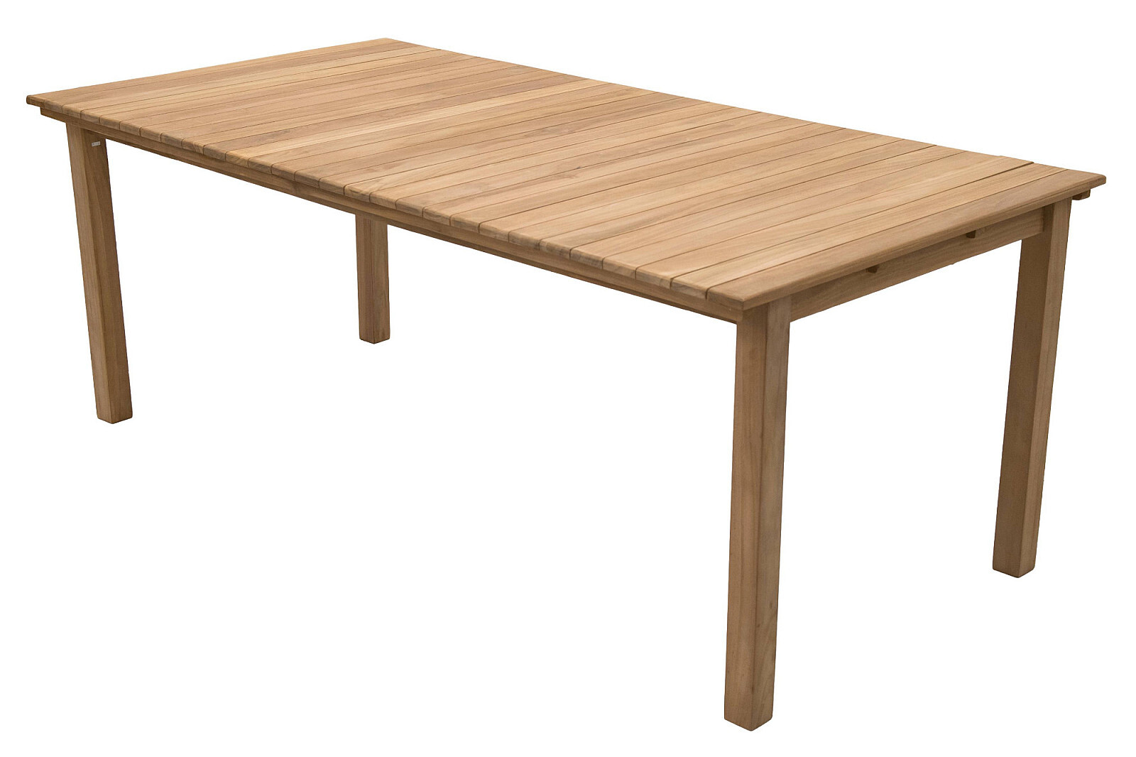 DEOKORK Záhradný pevný stôl obdĺžnik JOHNSON 200x100 cm (teak)