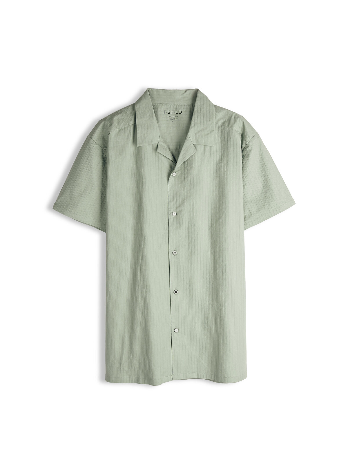 GATE Textúrovaná pruhovaná košeľa s krátkym rukávom