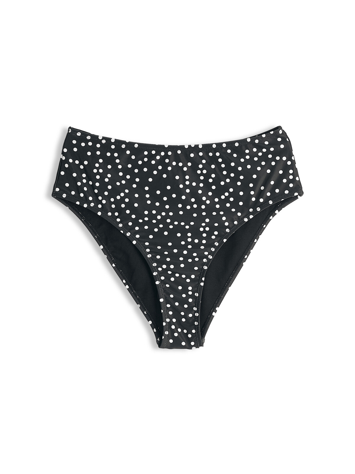 GATE Bodkované bikinové nohavičky s vysokým pásom