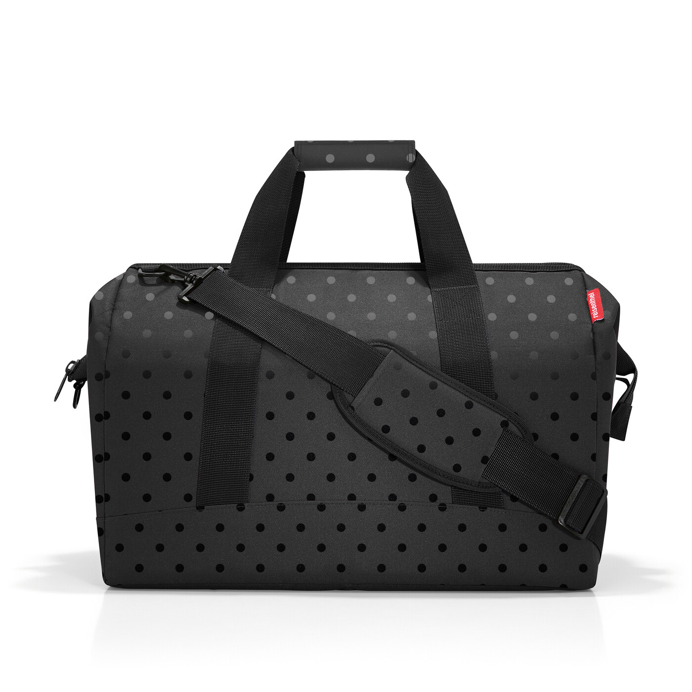 Cestovná taška Reisenthel Allrounder L Glossy Dots - 30L - čierna