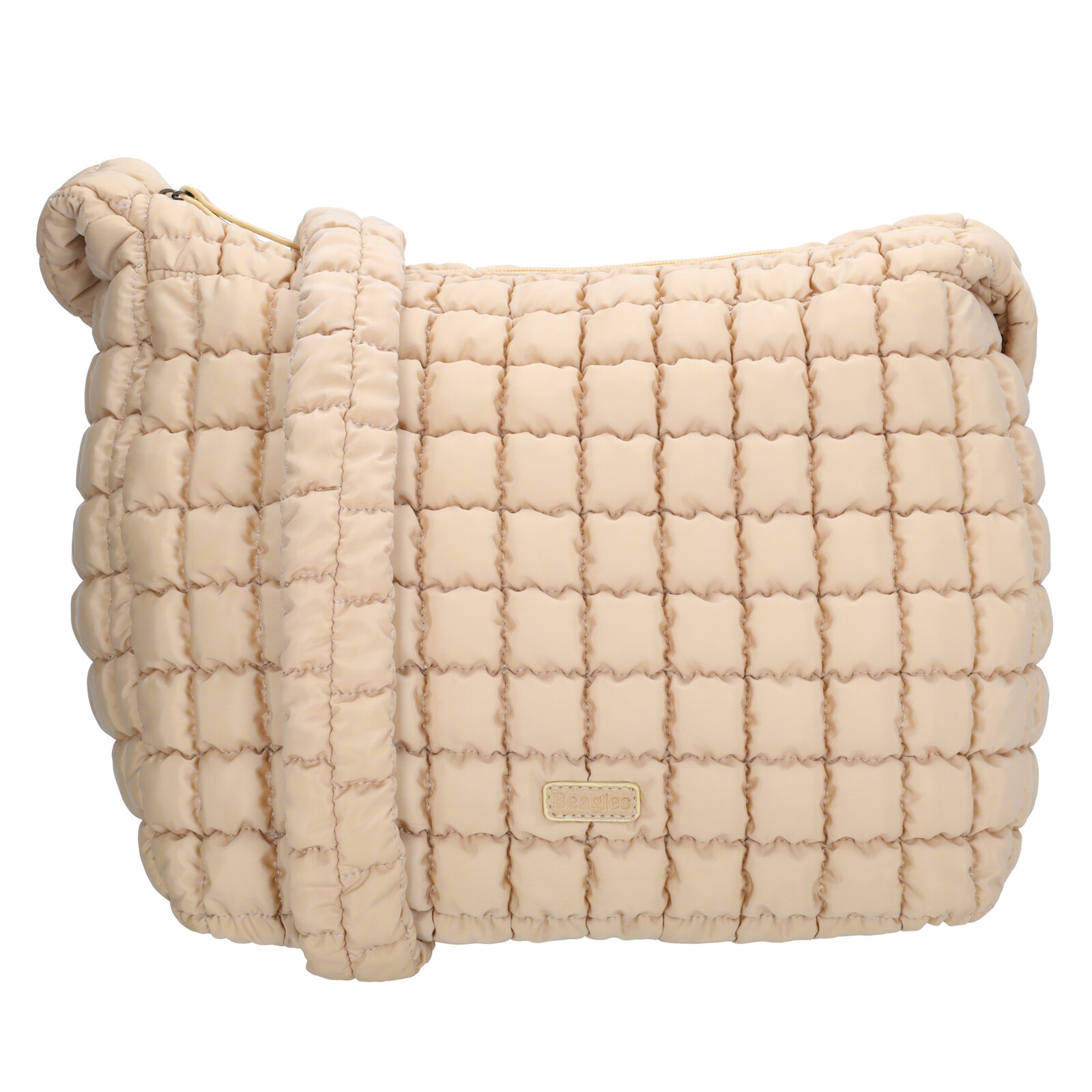 Kabelka na rameno Beagles Valencia - svetlá taupe - 25L