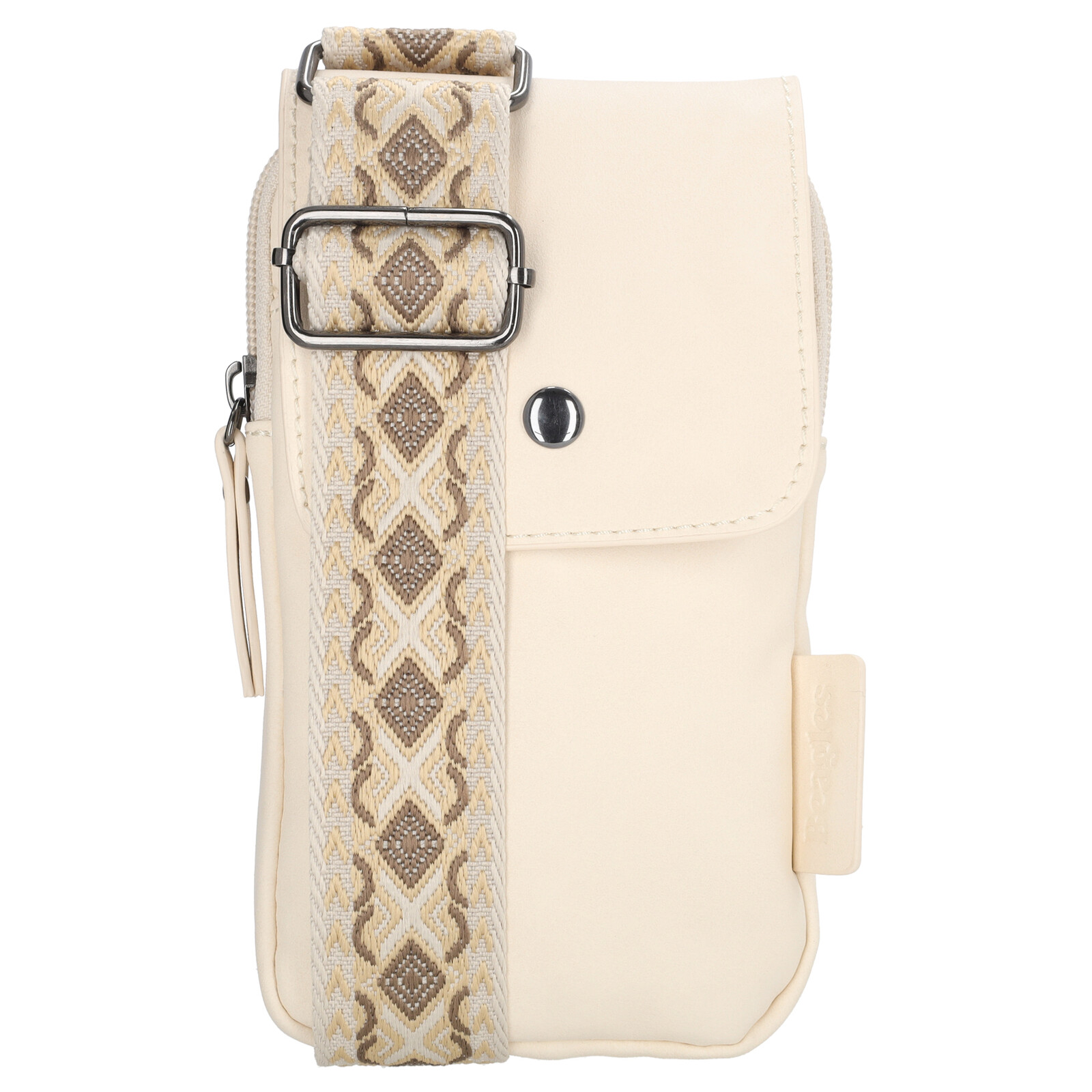 Beagles dámska crossbody taška na mobil Malaga - krémová