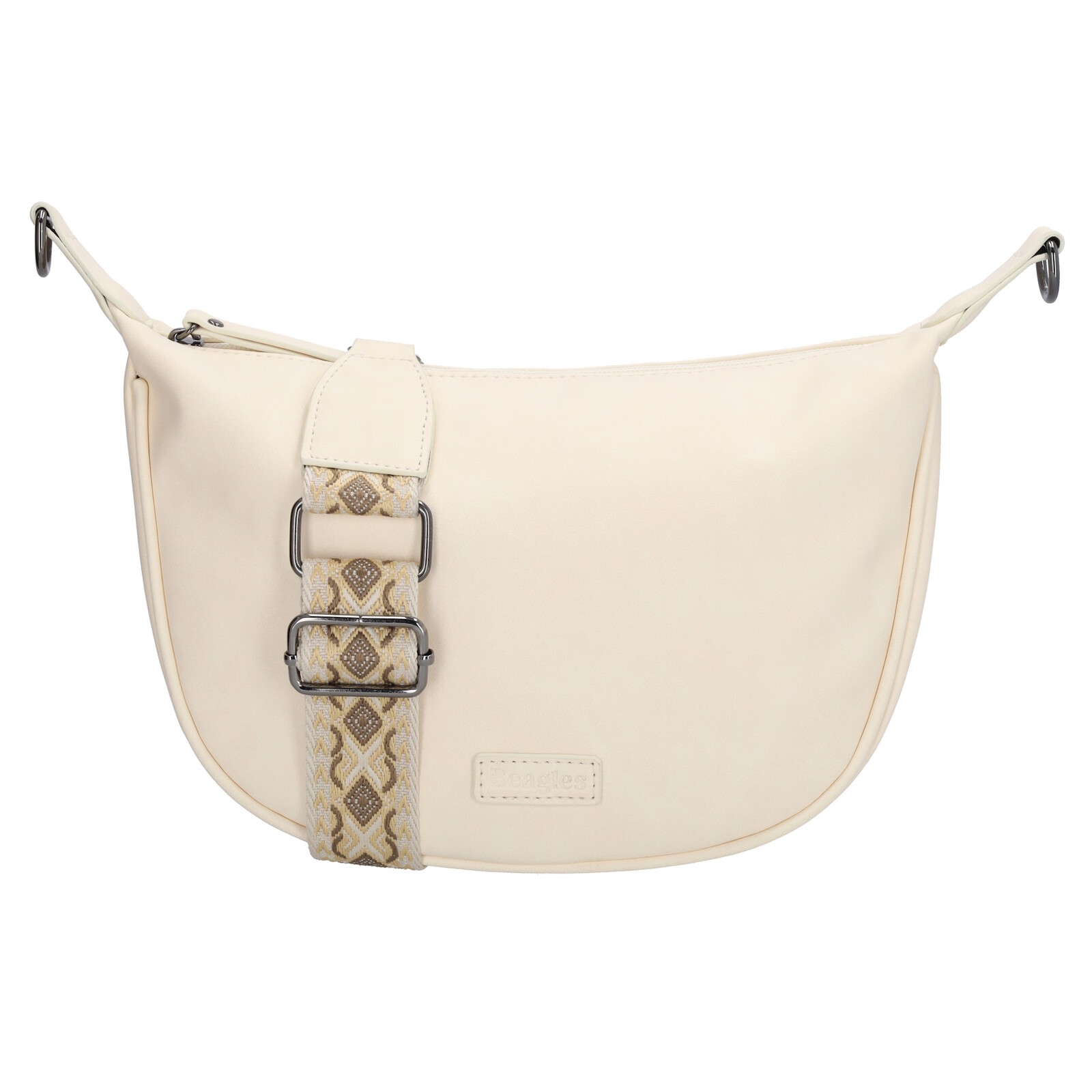 Beagles dámska crossbody kabelka Malaga - krémová