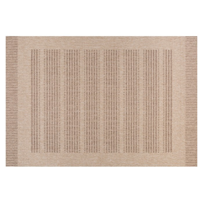 KONDELA Dawn Typ 2 terasový koberec 67x120 cm hnedobéžová / vzor