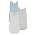 Detské body Petit Bateau  3 BODIES SM