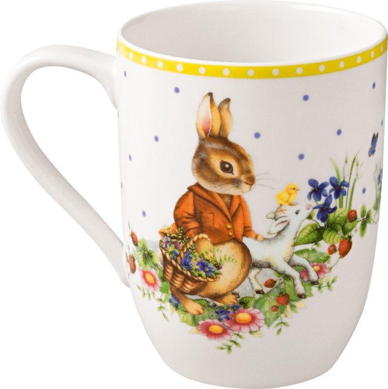 Villeroy & Boch Hrnček Spring Awakening, zajačikovia Hans & Paul, 0,37 l 14-8638-9652