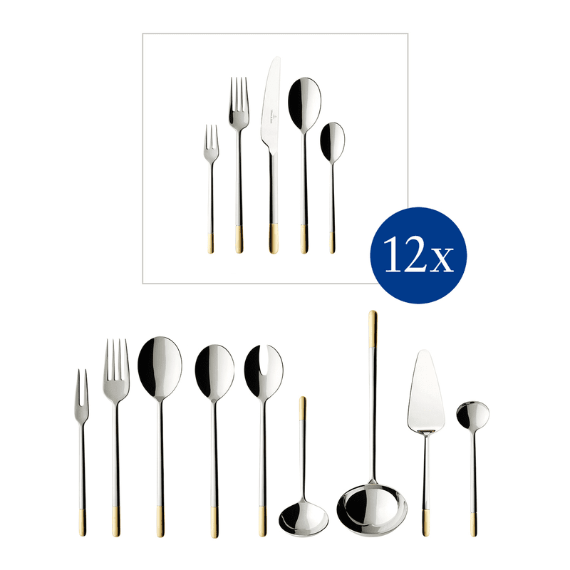 Villeroy & Boch Ella sada pozlátených príborov, 70 ks 12-6351-9072