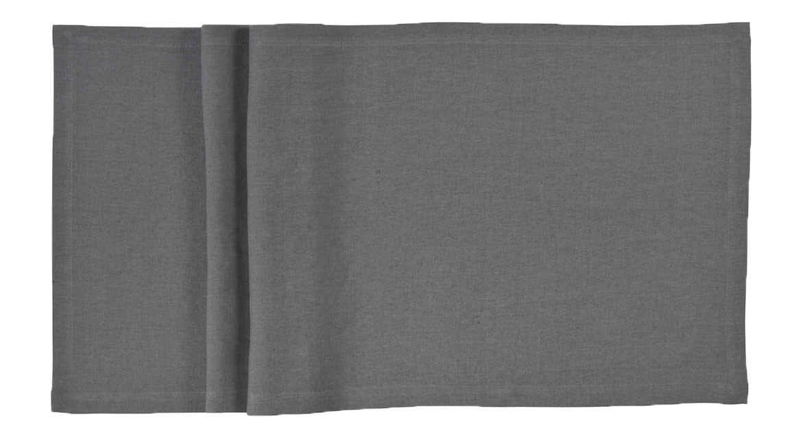 Sander Behúň na stôl Linnen, 50 x 140 cm, graphite 54169-34