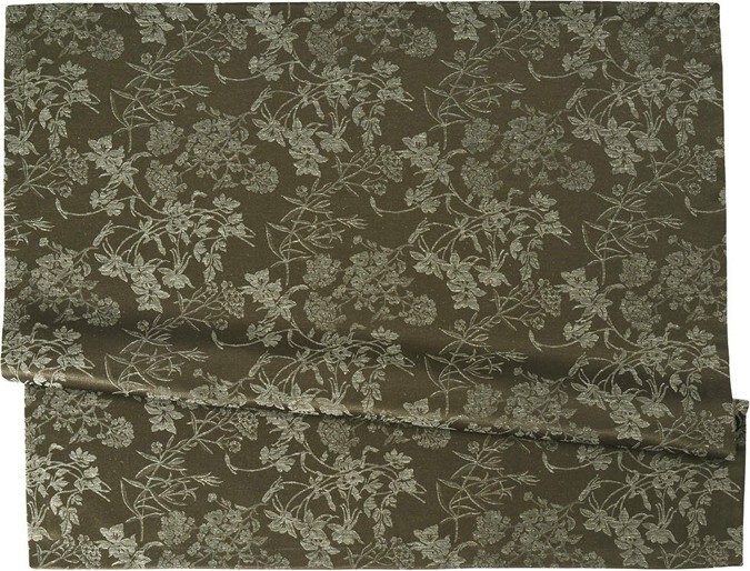 Sander Žakárový obrus s úpravou proti škvrnám Flores, 140 x 200 cm, choco 51614-38