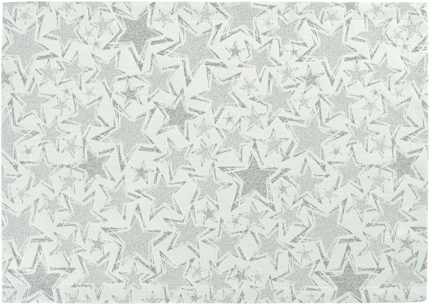 Sander Štýlové elegantné prestieranie Stelle s motívom hviezd, 35 x 50 cm, silver 885164-21