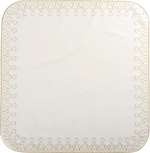 Sander Čtvercový ubrus Curly, 85 x 85 cm, ecru 826803-29