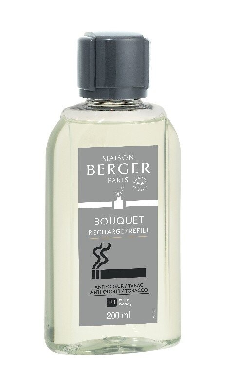Maison Berger Paris Náplň do difuzéra Proti tabakovému zápachu - Drevitá vôňa, 200 ml 6028