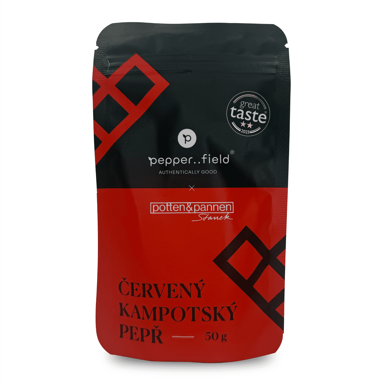 Pepperfield Kampotské červené korenie, 50g DOY-CERVENY-50