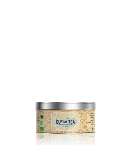 Kusmi Tea Sypaný čierny čaj Bouquet of Flower N°108 Bio, kovová dóza 20 g 21671A1030