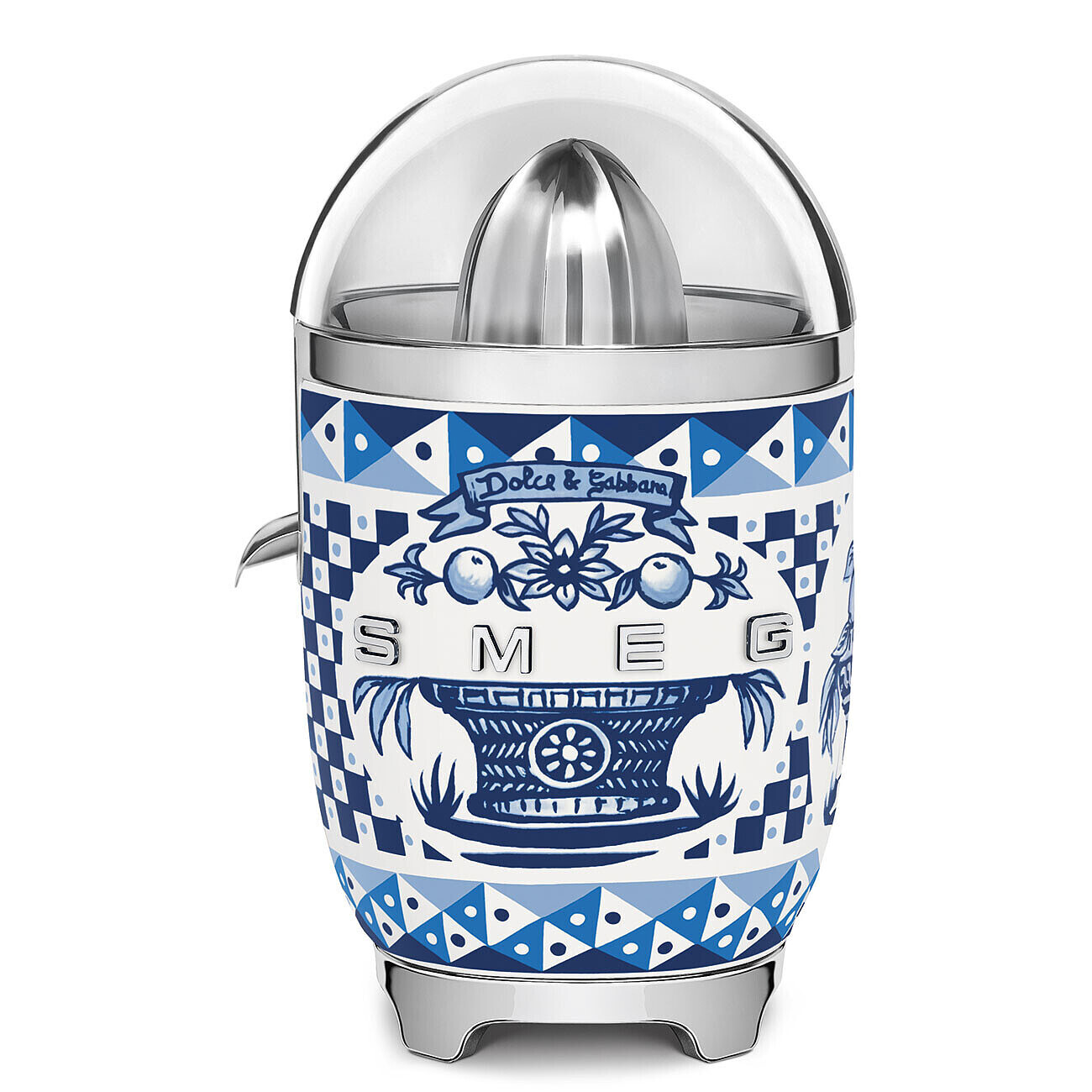 Smeg Dolce&Gabbana odšťavovač / lis na citrusy Blu Mediterraneo  CJF01DGBEU