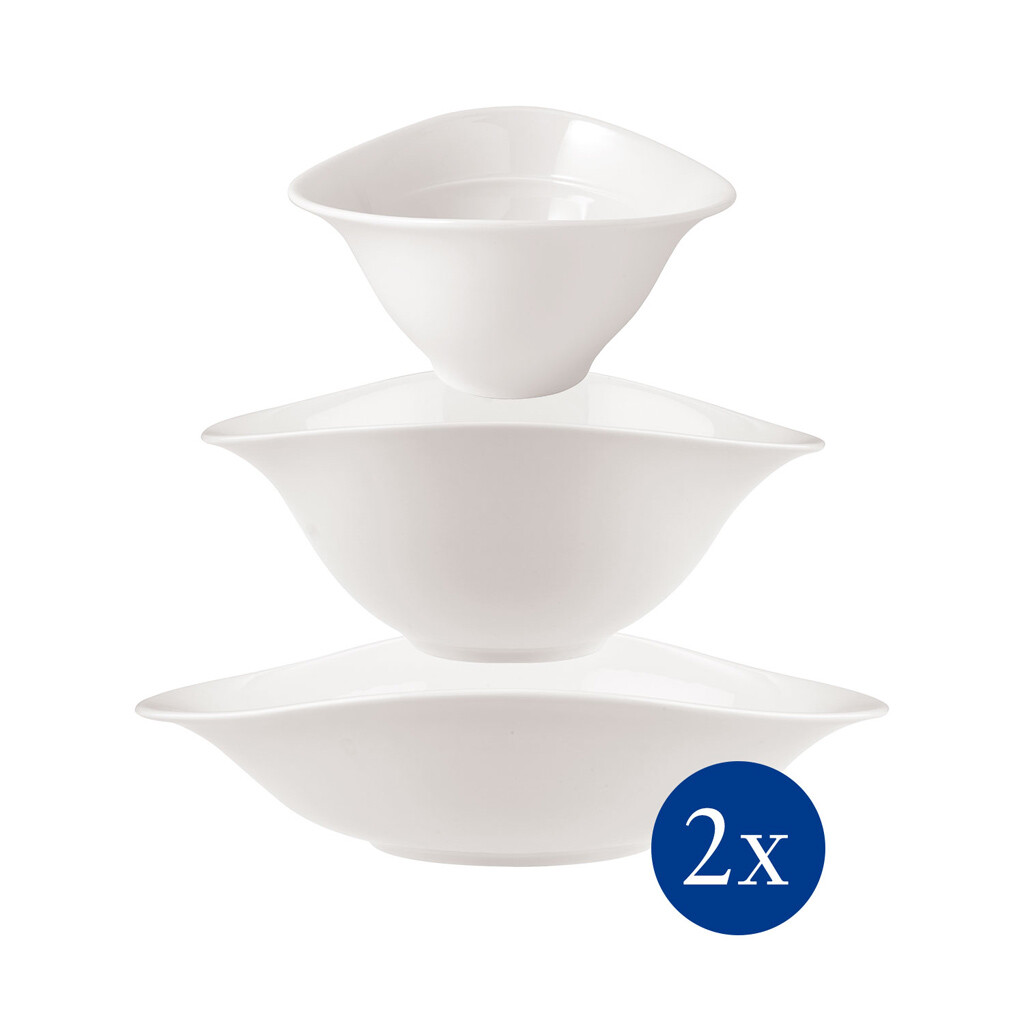 Villeroy & Boch Trio porcelánových misiek Vapiano, 6 ks 10-4257-8549