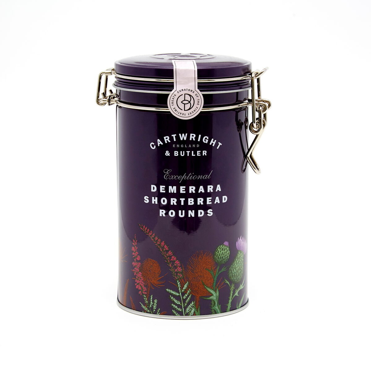 Cartwright & Butler Sušenky shortbread s třtinovým cukrem, kovová dóza, 200 g 5175