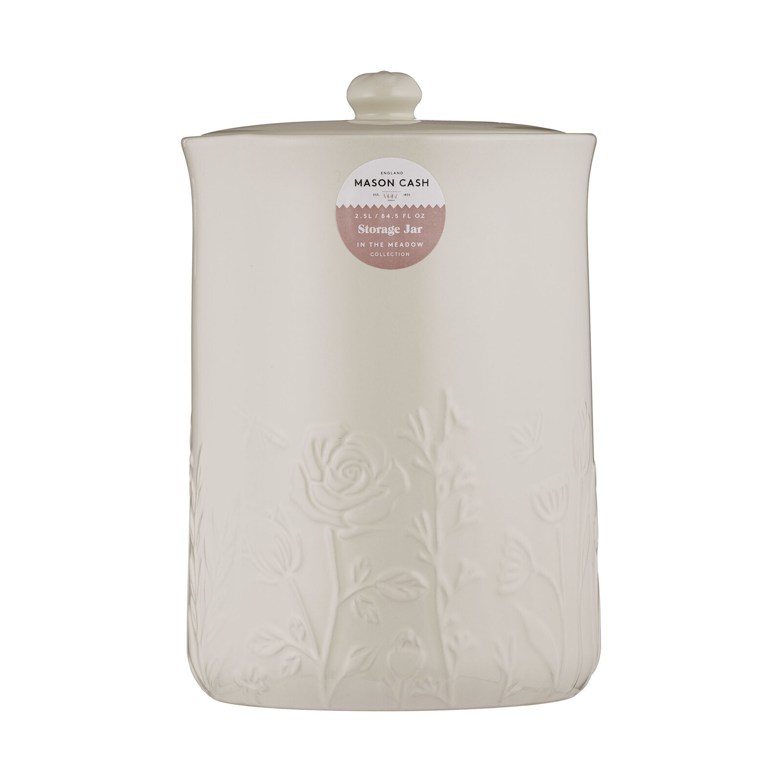 Mason Cash Kameninová dóza s vekom, In the Meadow, 2,5 l, biela 2002.310