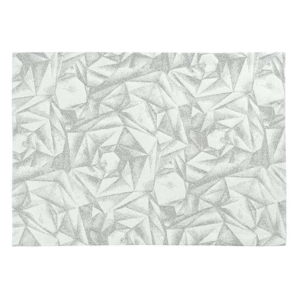 Sander Žakárový obrus Diamanti, Ø 170 cm, platin/silver 885037-21