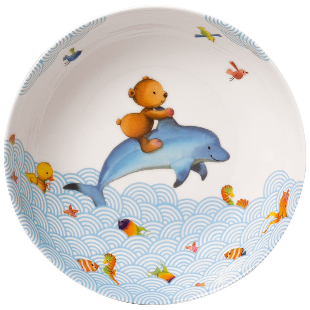 Villeroy & Boch Happy as a Bear detský hlboký tanier, 19,5 cm 14-8664-2752