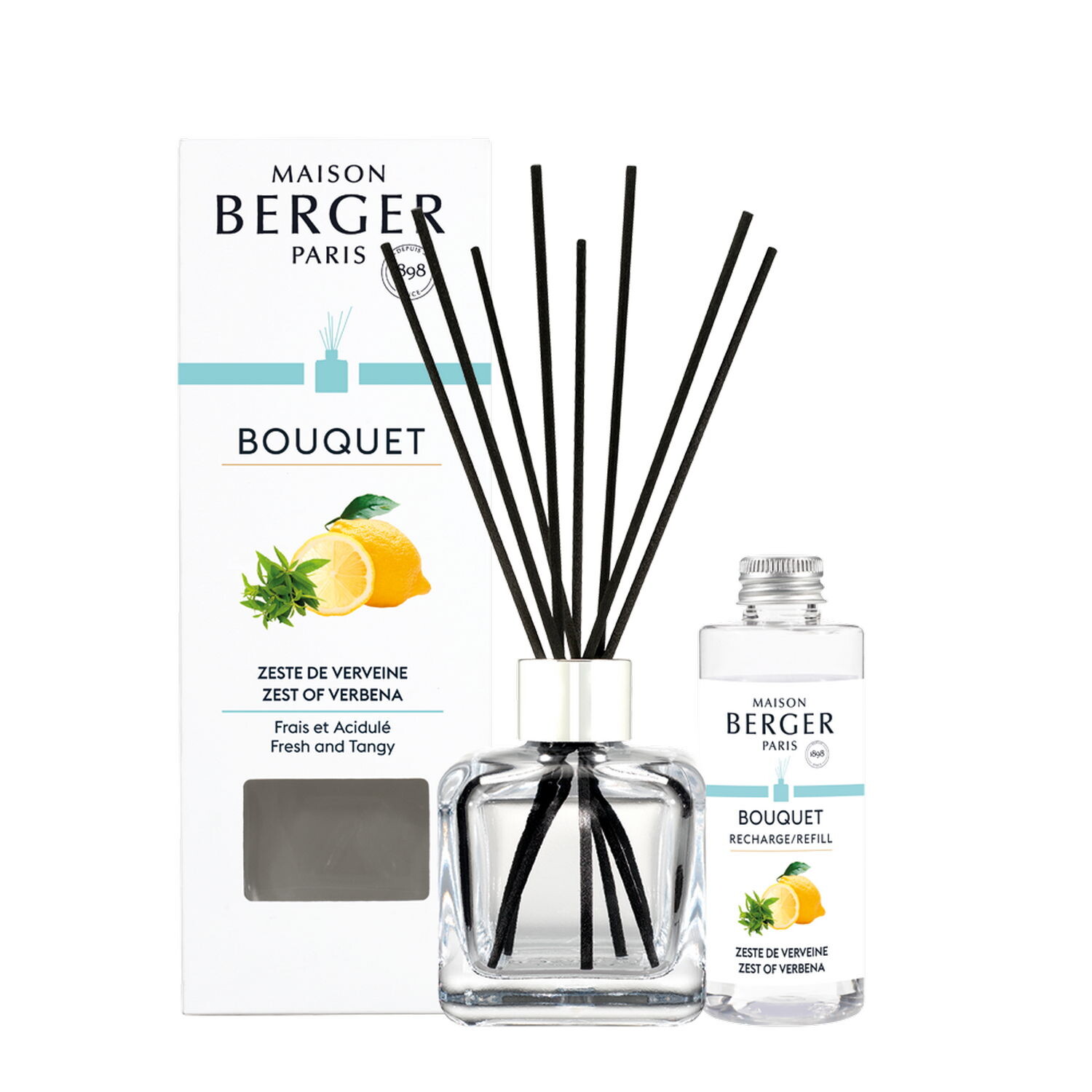 Maison Berger Paris Aróma difuzér Cube + náplň Verbena 100 ml 7751