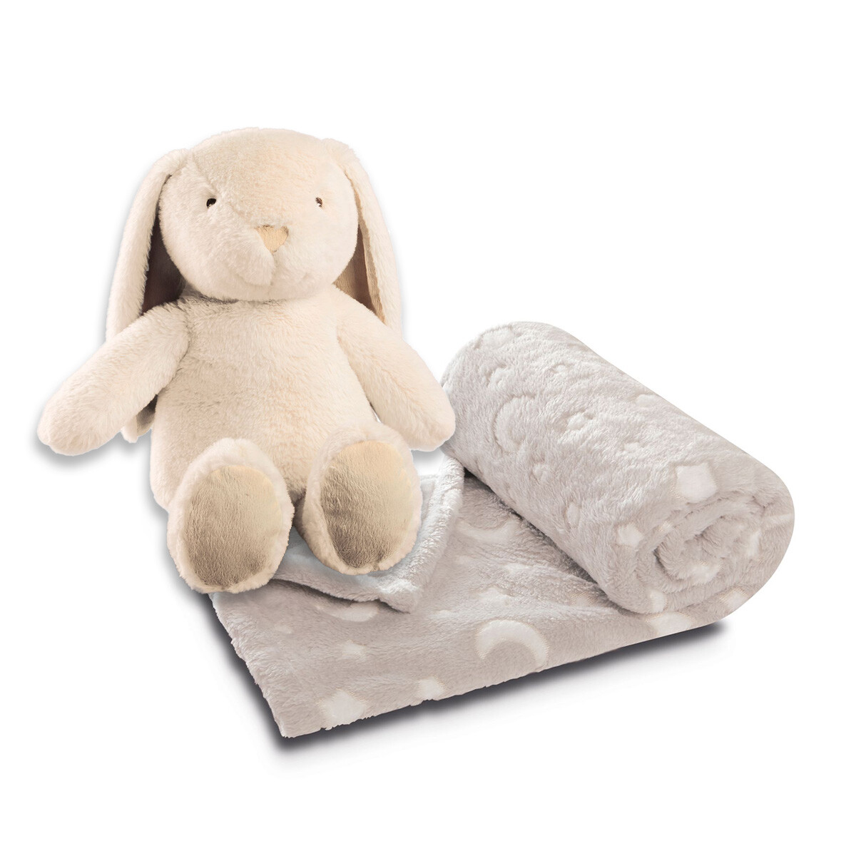 Hermann Biederlack Detská deka s plyšovým zajačikom Nelly, 75 x 100 cm 822420