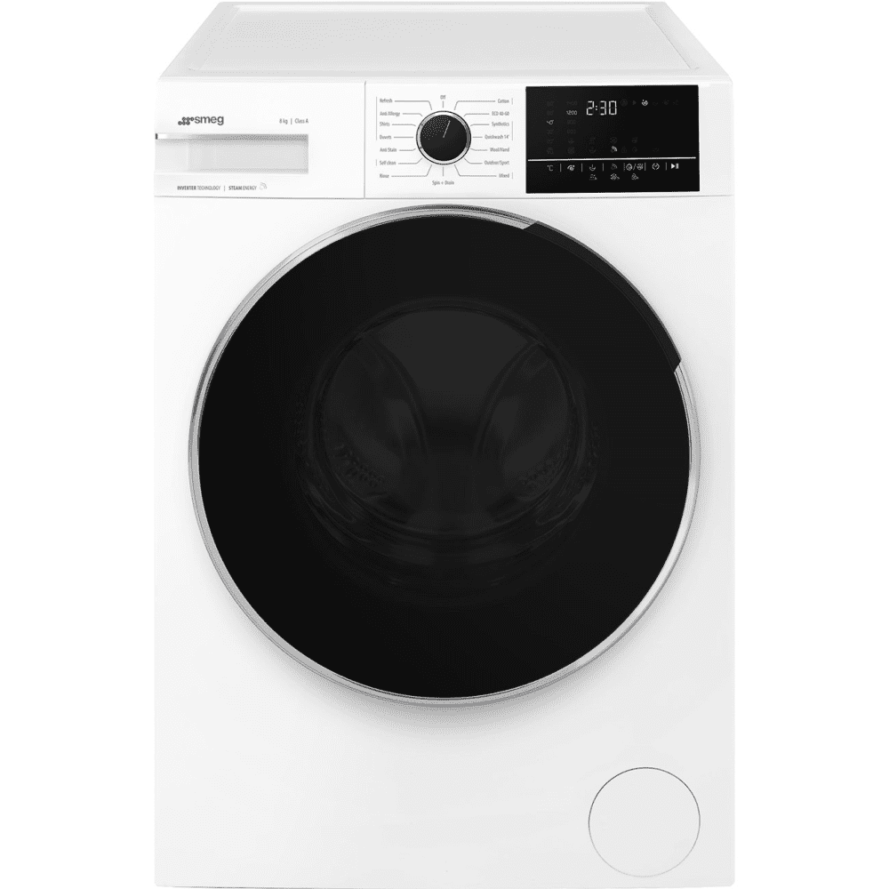 Smeg Voľne stojaca práčka WNP84SEAIN, 8 kg, 15 pracích programov, biela WNP84SEAIN