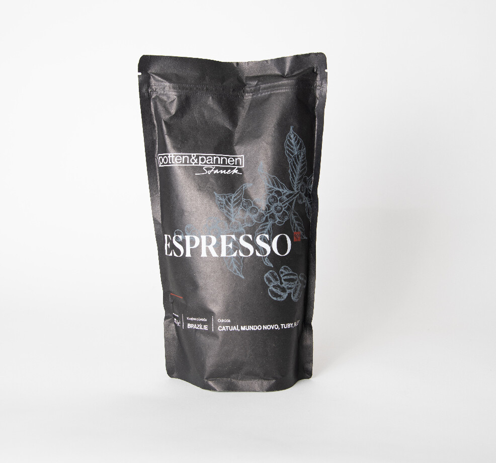 Potten & Pannen - Staněk Čerstvo pražená zrnková káva, 500 g KIFD500