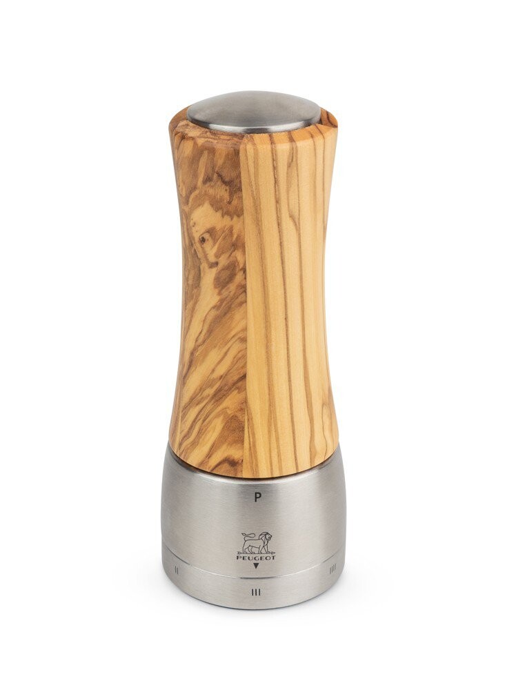 Peugeot Mlynček na korenie Madras, olivové drevo, 16 cm 36140