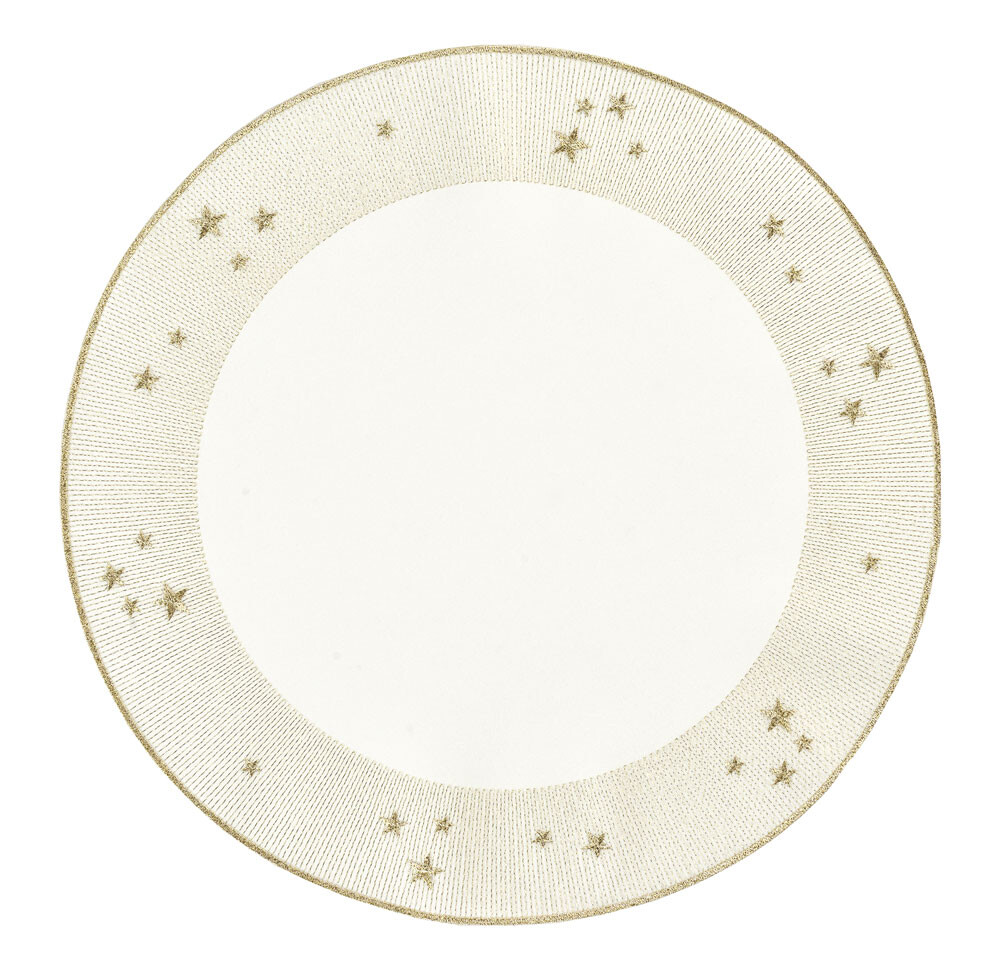 Sander Okrúhle prestieranie Starlight, 28 cm, ecru 826944-29