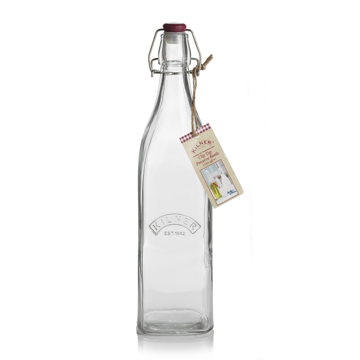 Kilner Sklenená fľaša s klipom, 1,0 l 0025.472