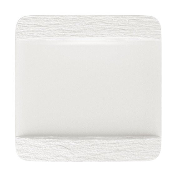 Villeroy & Boch Manufacture Rock Blanc plytký tanier, 28 x 28 cm 10-4240-2610