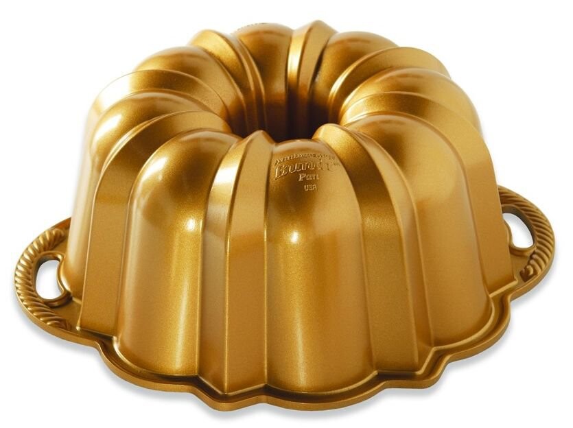 Nordic Ware Forma na bábovku Anniversary, zlatá, 1,4 l 51277