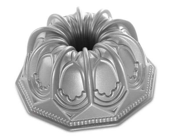 Nordic Ware Forma na bábovku Cathedral, 2,1 l, strieborná 88637