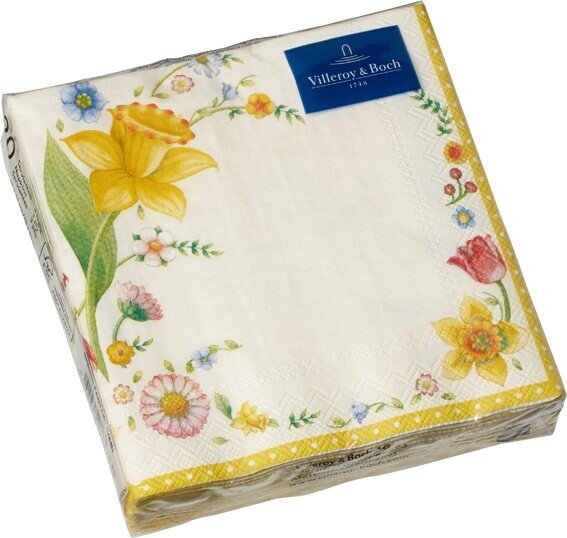 Villeroy & Boch Easter Accessories obrúsky s kvetinovým motívom, 25 x 25 cm 35-9072-0027