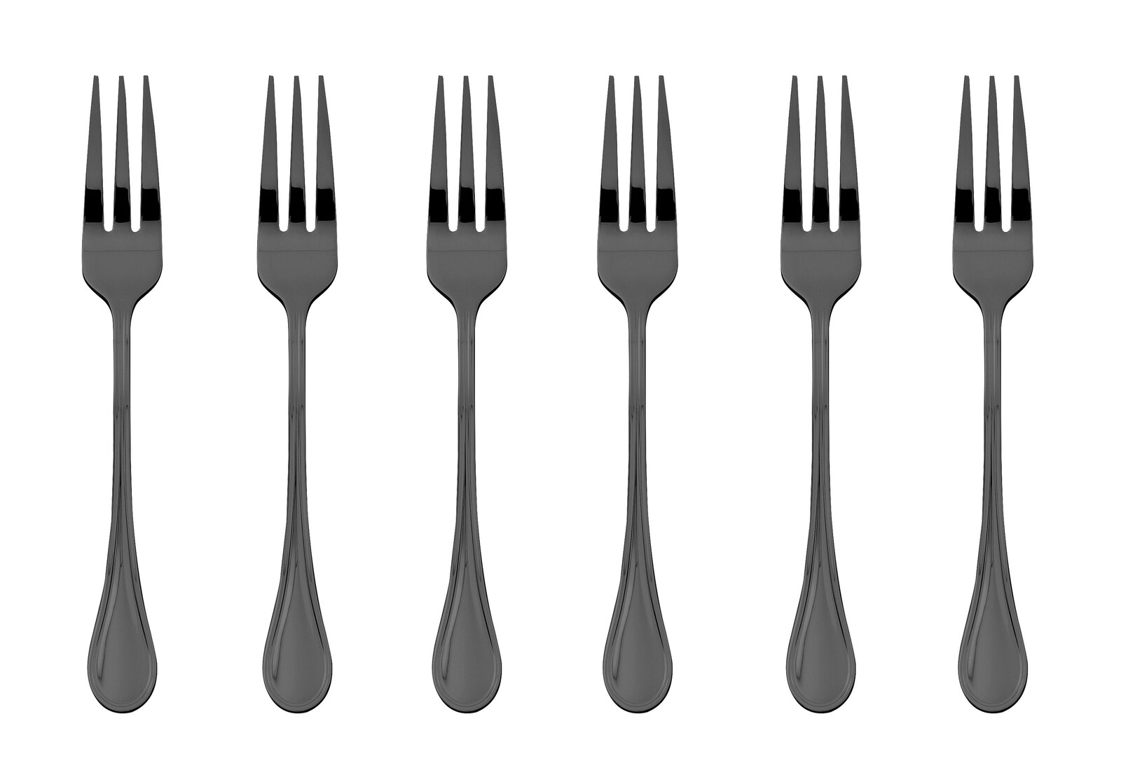 Sambonet Dezertné vidličky Rock PVD Black, 6 ks 52762KA5