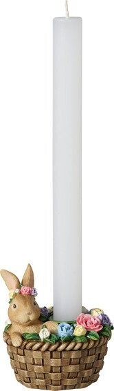 Villeroy & Boch Spring Fantasy svietnik, zajačik v košíku, 9 cm 35-9389-0033