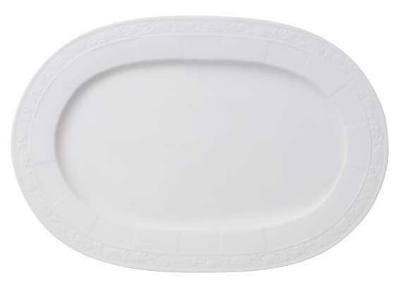 Villeroy & Boch White Pearl oválny servírovací tanier, 35 cm 10-4389-2960