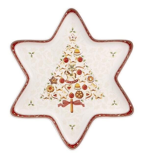 Villeroy & Boch Winter Bakery Delight misa v tvare hviezdy, stromček, 37,5 x 33 cm 14-8612-3885