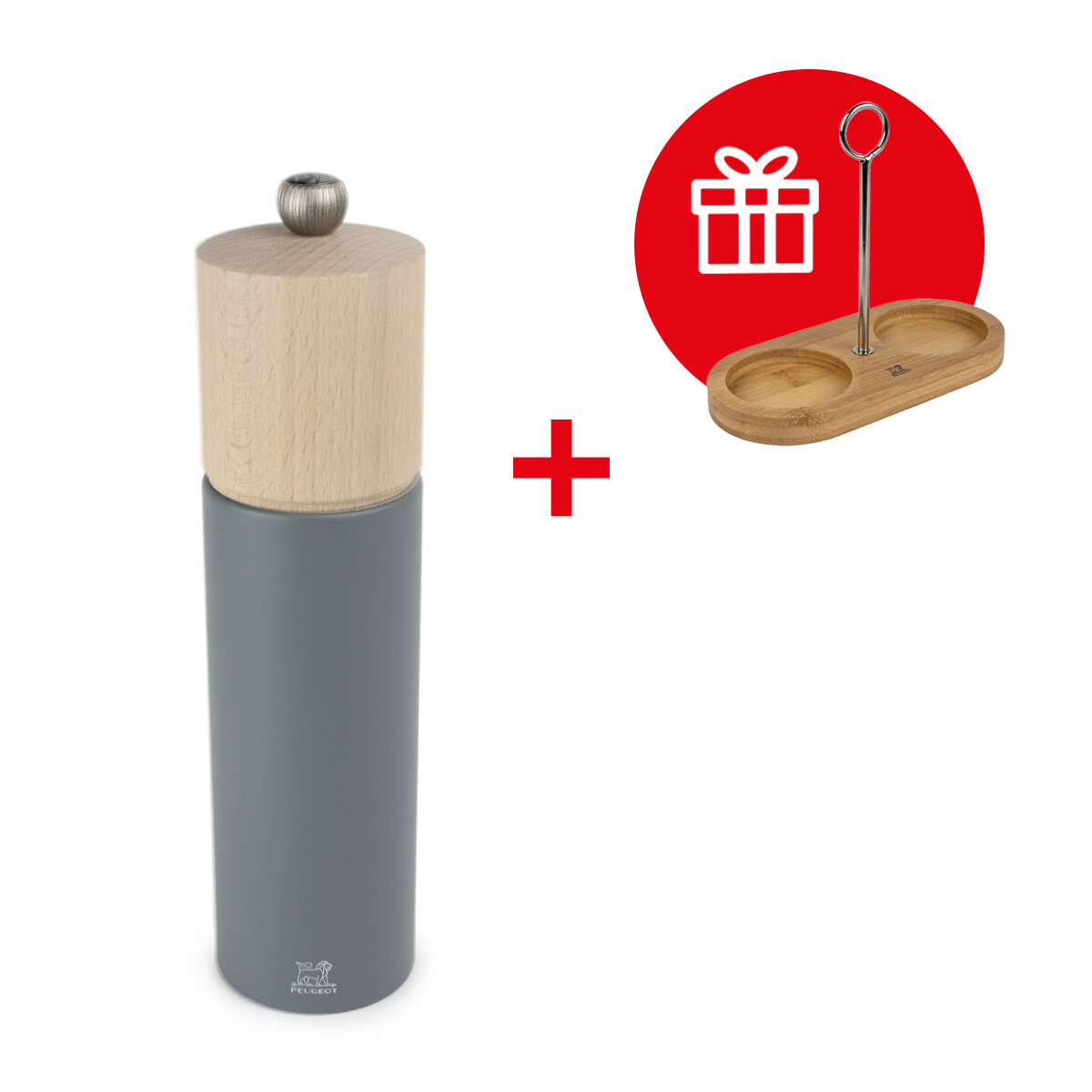 Peugeot Mlynček na čierne korenie Boreal, 21 cm, tmavosivá 44305